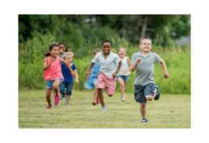 kids playing outside